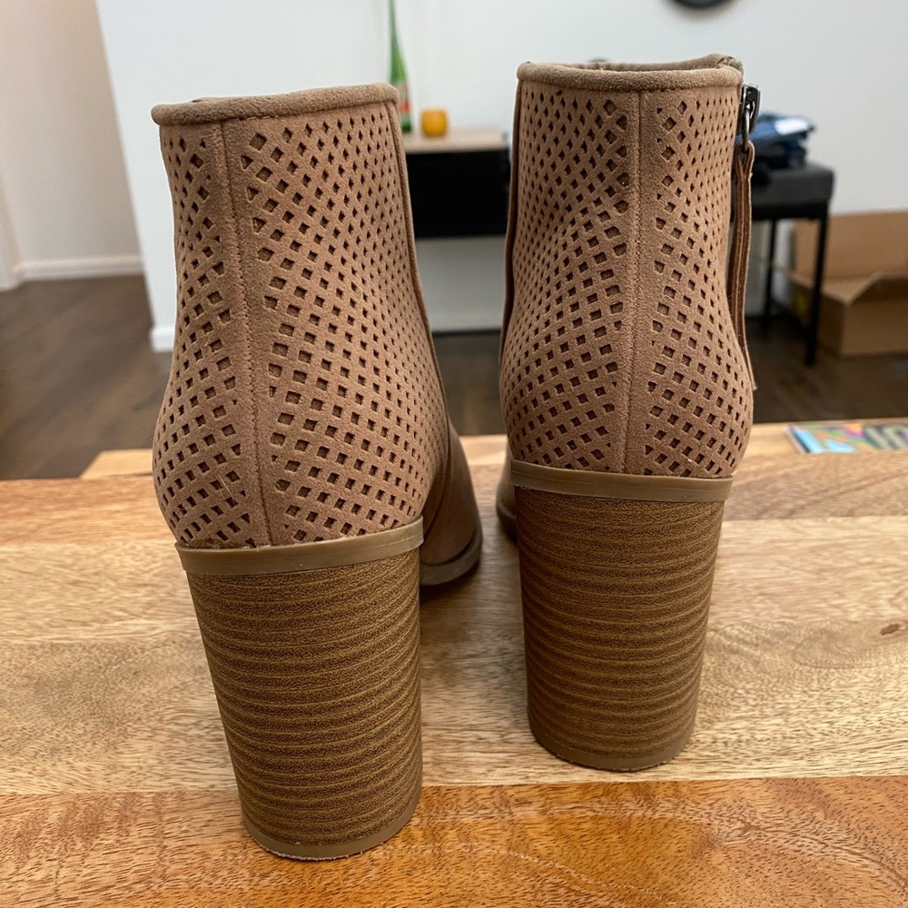 Tan Ankle Booties - Picture 4 of 7